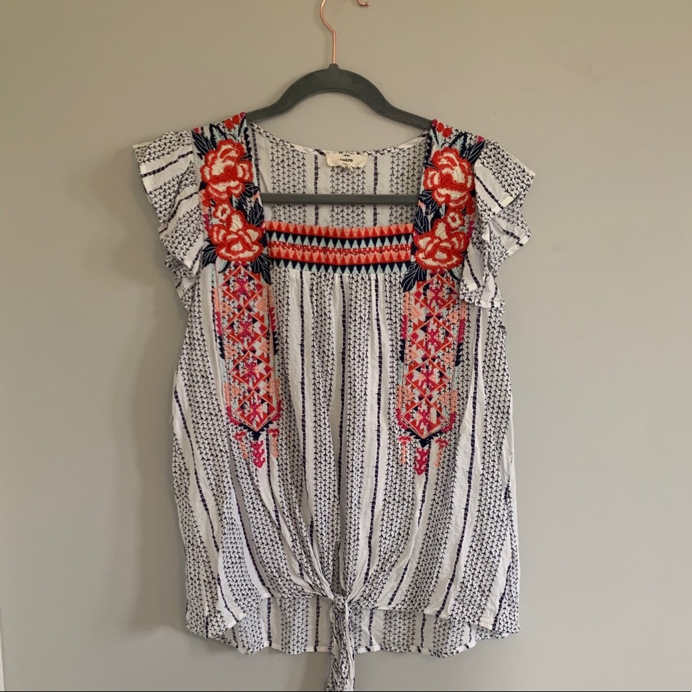 ruffle sleeve tank top